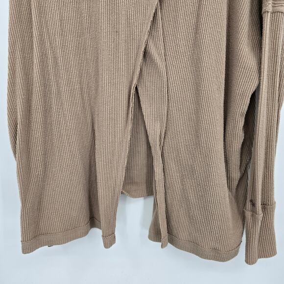 We The Free Women's Brushed Ribbed Knit Cowl Neck Oversized Split Back Sweater - Picture 8 of 10